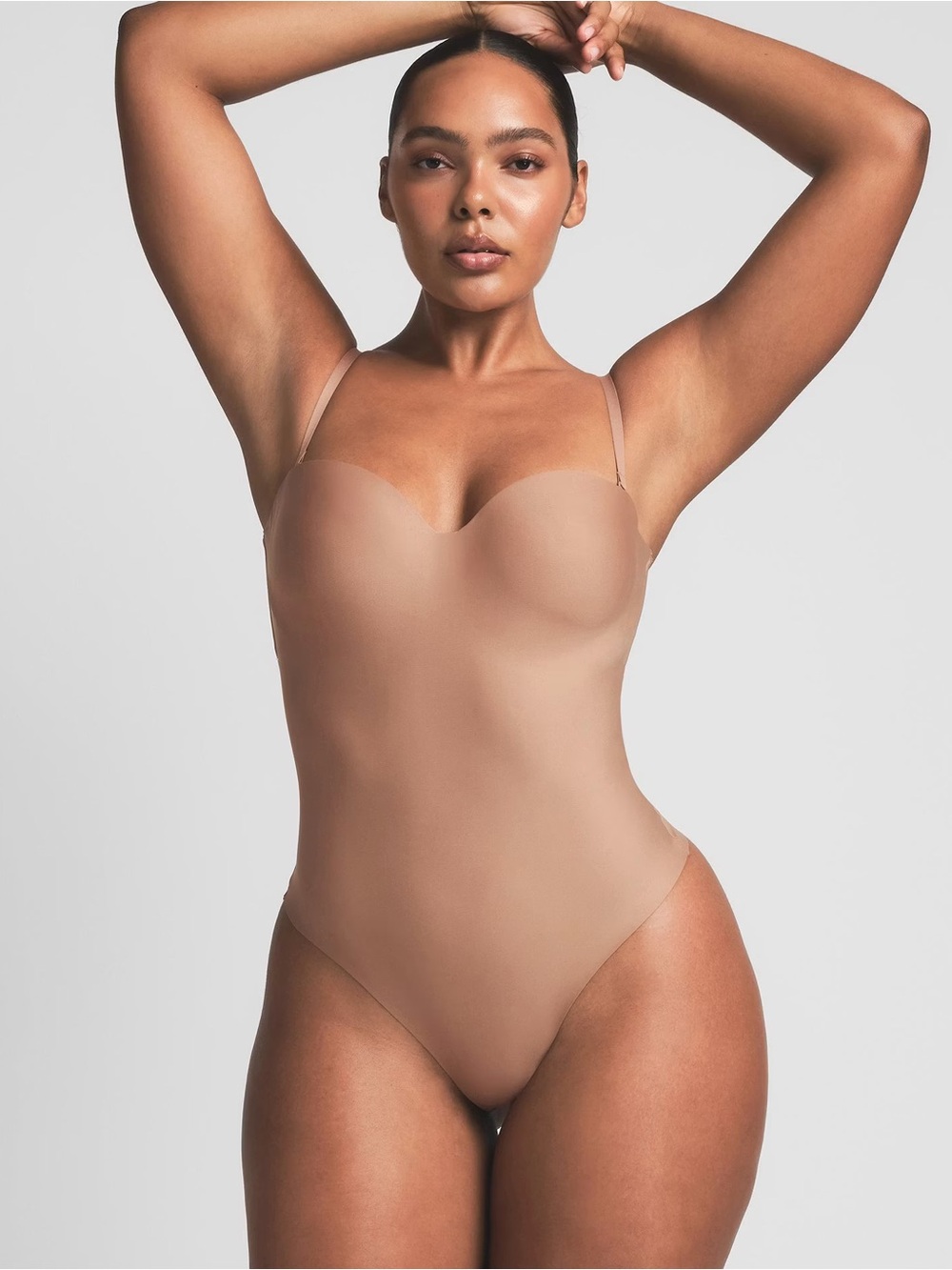 Skims body molded underwire 
Bodysuit 
Color sienna
